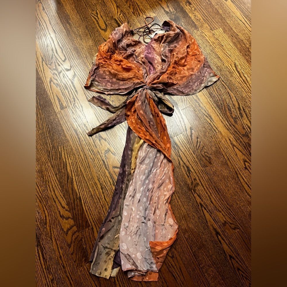 Free People Jen's Pirate Booty Electric Universe Kaftan Size - Picture 7 of 8